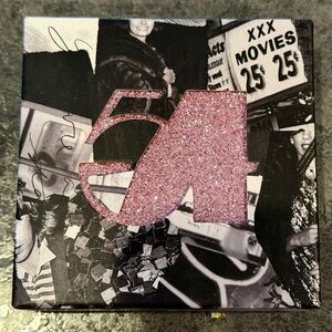 Nomad Pink Glitter Art Canvas